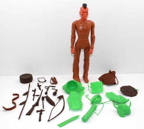 Marx Johnny West Fighting Eagle JWA 1975 Green Accessories Excellent HTF