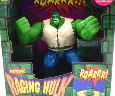 The Incredible Raging Hulk Electronic Action Figure 1997 Toy Biz