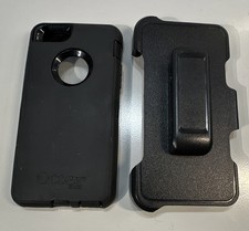 OtterBox Black Rugged Heavy Duty Hard Case Holster Clip Rigid Plastic 