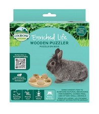 Oxbow Enriched Life Wooden Puzzler Small Animal Pet Toy. Pet Safe Materials New