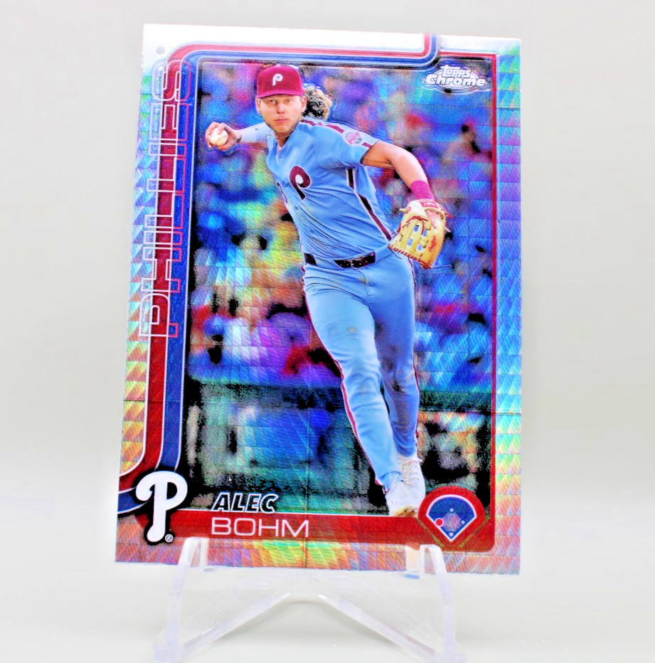 2025 Topps Chrome - Alec Bohm #57 Prism Refractor