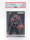 GIANNIS ANTETOKOUNMPO 2013-14 PANINI PRIZM RC #290 BUCKS PSA 7 AUTO 9 Q2475