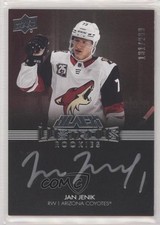 2021 SPx UD Black Lustrous Rookie Signatures 131/299 Jan Jenik #LRS-JJ Auto 2ti