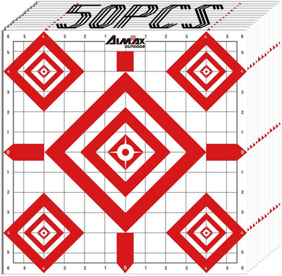 12''X12'' Sight in Paper Shooting Targets, Shooting Range Paper Target for BB Gun,