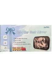Baby Car Mirror Back Seat Rear Facing Wide View Adjustable Safety Infant Toddler