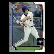 Carl Wise #139 2015 Bowman Chrome Draft Refractor Toronto Blue Jays Baseball MLB