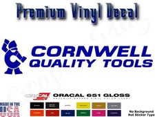 Cornwell Tools Sticker Decal 7.5" 11" 17" 23" Socket Wrench Ratchet Screwdriver