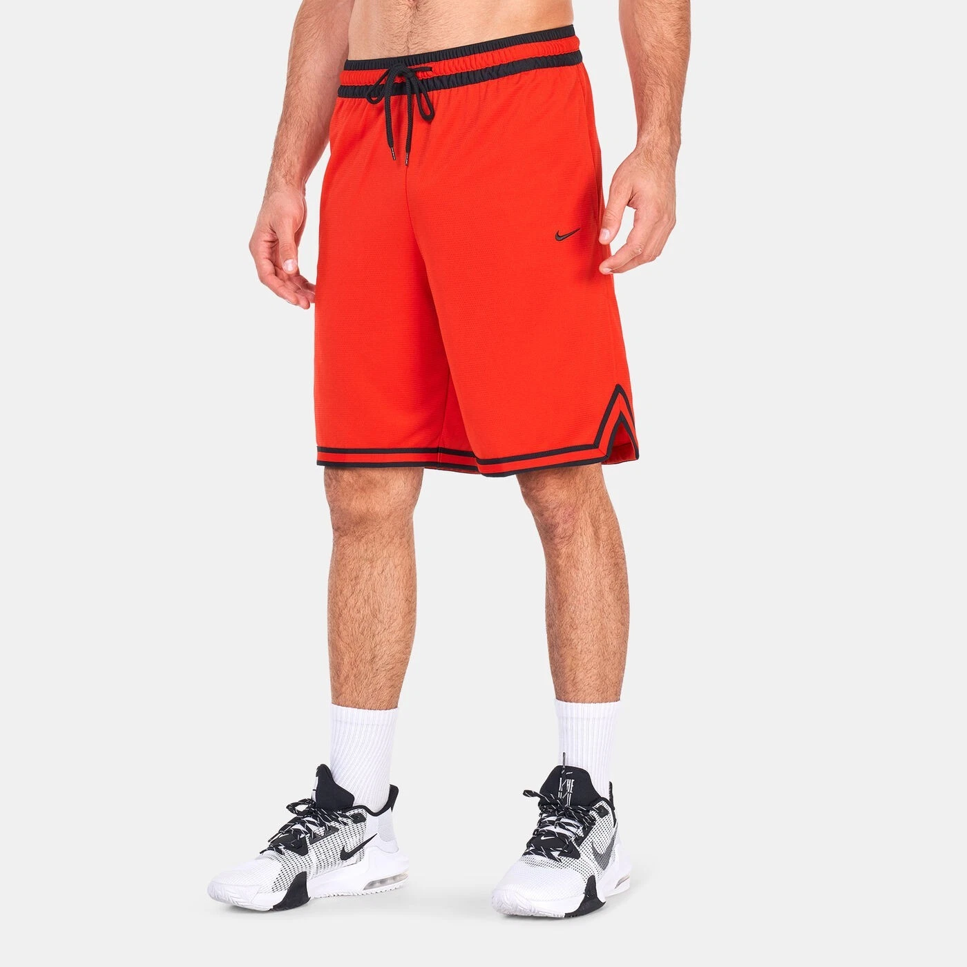 NWT NIKE DRI-FIT DNA Loose Fit Basketball Shorts MEN SZ XL Black Red DH7160-657