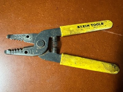 Vintage Klein Tools 11045 Wire Stripper/Cutter (10-18 AWG Solid) Made In USA