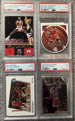 Michael Jordan PSA Graded Card Lot 4X Slabs Upper Deck Skybox