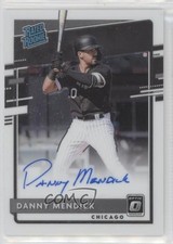 2020 Panini Donruss Optic Rated Rookie Signatures Danny Mendick #RRS-DM Auto 0cv