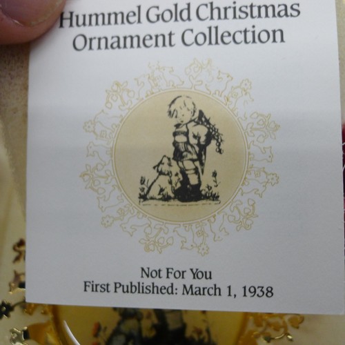 The Hummel Gold Christmas Ornament Collection 36er Set Danbury Neuwertig - Bild 16 von 24