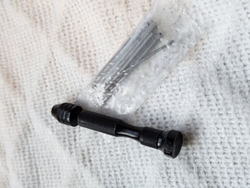 Pin Vise Hand Drill Resin Handheld, Small, Black - Picture 3 of 5