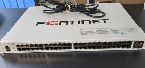Fortinet FortiSwitch FS-148F-POE 48x GE port 24 port PoE+ 4x SFP+ 148f-poe - Picture 2 of 14