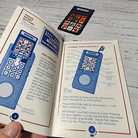 Boxing (Intellivision, 1980) Complete in box with overlays.