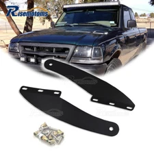 50" Curved Light Bar Over Windshield Mounting Brackets For Ford Ranger 1993-2011