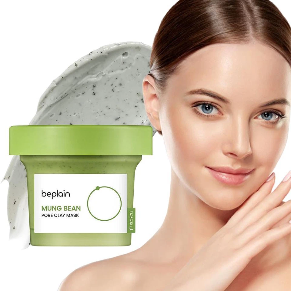BEPLAIN Mung Bean Pore Cleansing Mud Mask 120g for Improving Enlarged Pore V4S8 - Image 3 of 4