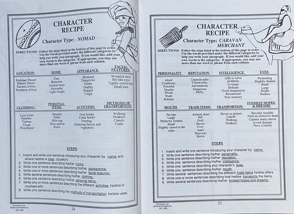 Story Starters on Ancient Africa by Steve & Jean Henrich / Homeschool, Education - Image 3 of 3