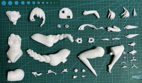 Resin Figure Kit 1/6 Le Malin Azur Lane Unpainted Garage Resin Kit - Picture 9 of 10