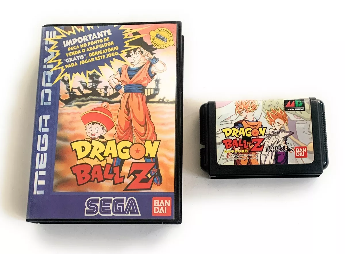 DRAGON BALL Z, SEGA MEGA DRIVE, PORTUGUESE RARE VERSION TESTED US SELLER  BAN DAI