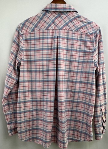 Vineyard Vines Ladies’ Long Sleeve Shirt Size 12 Pink Plaid - Picture 3 of 11