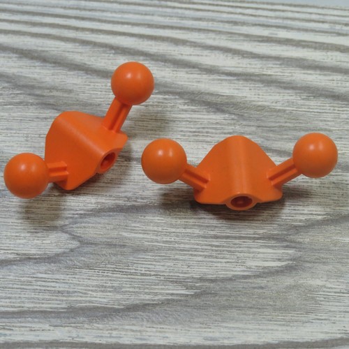 LEGO Bionicle - Replacement - 41670 - Ball Joint 90, Axle - Lot of 2 - Orange - Picture 5 of 6