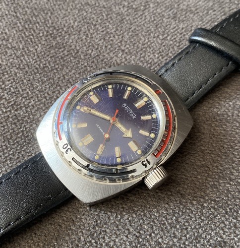 Vintage soviet mechanical men's watch Barrel VOSTOK 2209 WOSTOK Amphibian Diver - Picture 2 of 8