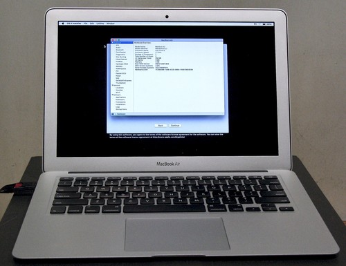Apple MacBook Air 1.7 GHz Core i5 4GB RAM 13.3” Sierra mid-2012 | No SSD