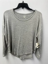 a.n.a Heather Gray Long Sleeve Thin Sweater Women's Size PM Petite