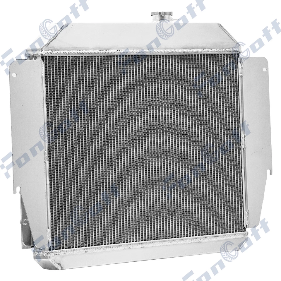 3-Row Radiator&Shroud Fan For 1979-1991 Ford E150 E250 E350 Econoline 5.0L 5.8L — 第 4/4 张图片