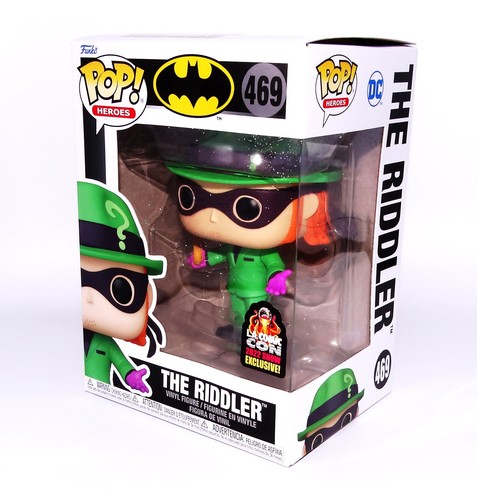 2022 LACC DC Comics The Riddler Funko POP LA Comic Con Exclusive #469 NEAR/MINT - Picture 3 of 9
