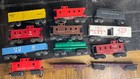 Vintage Mixed Lot O Scale Train Cars Caboose Flat Car Marx Lionel 12 Tanker Rr