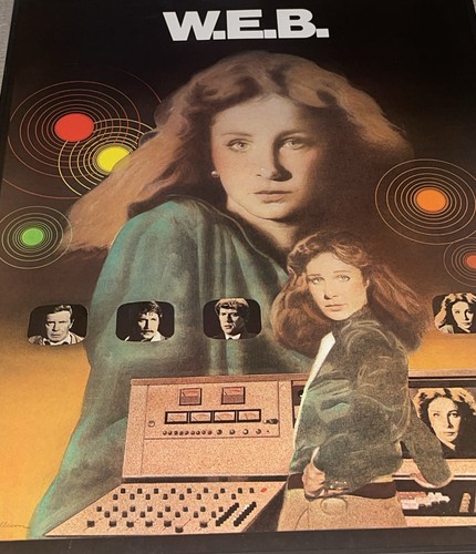 HTF NBC’s W.E.B. Pamela Bellwood Vintage Promo Poster 1978’s 22x28” NOS - Picture 4 of 4