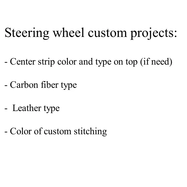 Volante personalizado de fibra de carbono de cuero negro para Acura TLX 2015-2020  Foto 4 de 4