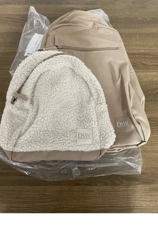 DSW Backpack Duo Cream Lot NWT - Picture 3 of 4