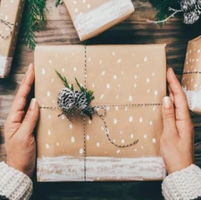 Moretoes Brown Gift Boxes Kraft Boxes 15 Pack 8x8x4 Inches Paper Gift Cardboa...