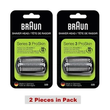 2PCS 32B Electric Shaver Replacement Head for Braun Series 3 ProSkin 301S 310S+