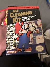 Nintendo NES Original Cleaning Kit In Box Authentic 1991