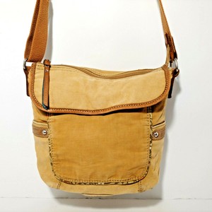 fossil canvas crossbody bag