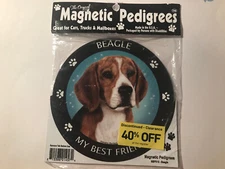 Pet Gifts USA Magnetic Pedigrees Dog Magnet - BEAGLE "My Best Friend"
