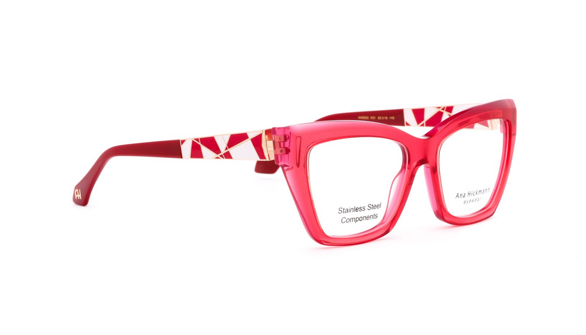 Brand New 2026 ANA HICKMANN Women Eyeglasses AH 6553 H01 Rx Frame