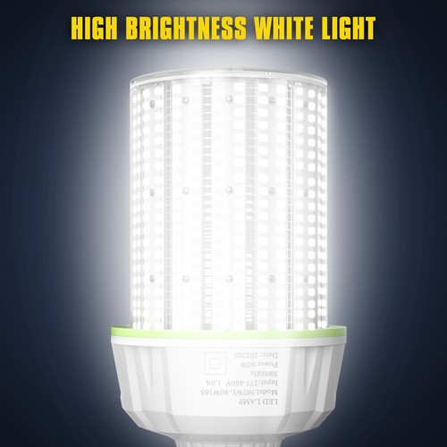 480V 100W LED Corn Cob Light Bulb, E39 Mogul Base 15,000LM (Eqv.400W MH/HPS/HID) - Picture 12 of 16