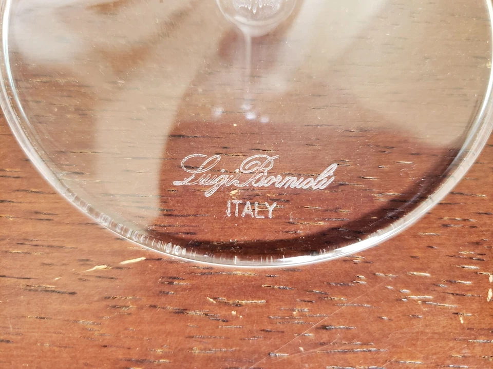 Copa Crescendo de Vino Luigi Bormioli Borgoña Firmada 9 Pulgadas de Alto Foto 4 de 4