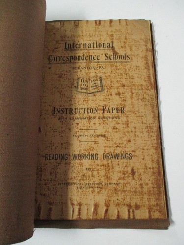 READING WORKING DRAWINGS International Correspondence Schools Instruction Paper - Picture 3 of 7