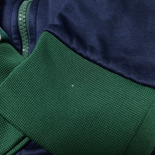 Ralph Lauren Jacket Boys Medium Navy Striped Polo Sport Fleece Track Performance - Picture 4 of 13