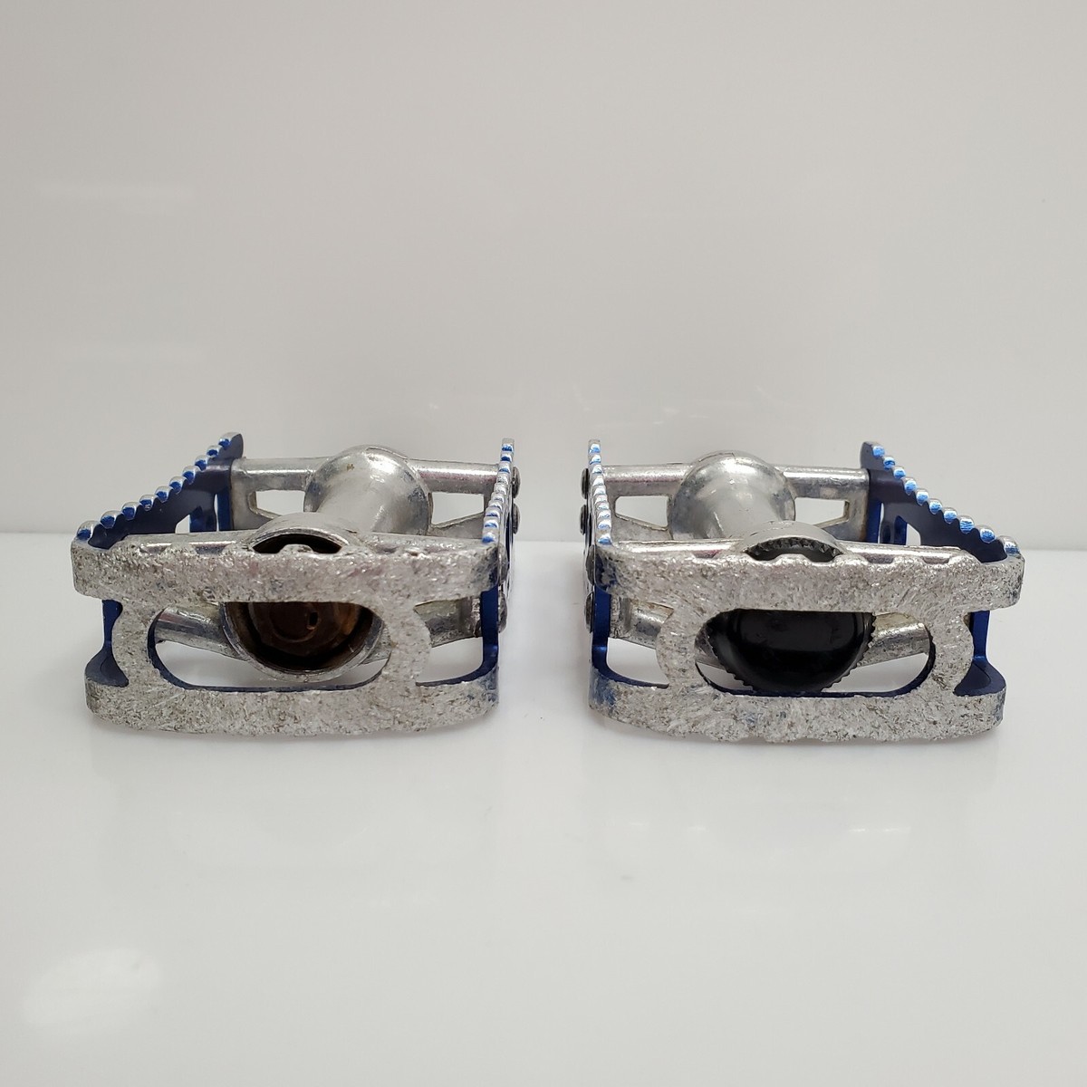 パーツ MKS JAPAN BM-7 Blue old school bmx pedal MKS BM-7 1/2 Inch Old School BMX Pedals | Alans BMX