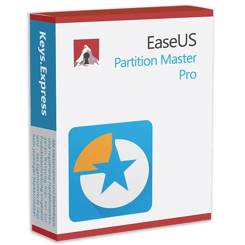 Easeus Partition Master Pro - Licence 1 poste - Windows