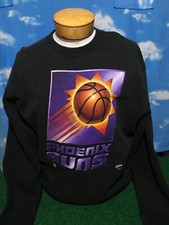 Phoenix Suns sweatshirt Vintage Salem Sportswear pullover crew XL black 37 S3