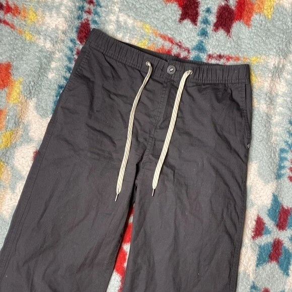 vuori ripstop cropped wide leg pants