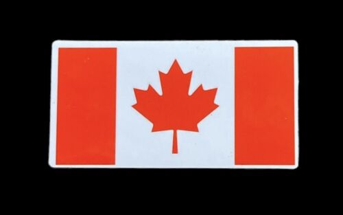 Canada Flag Vinyl Sticker Decal 4”x 2” - Zdjęcie 1 z 1